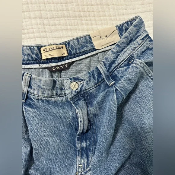 Free People CRVY Antonia Culotte Crop Size 28 - Picture 8 of 15